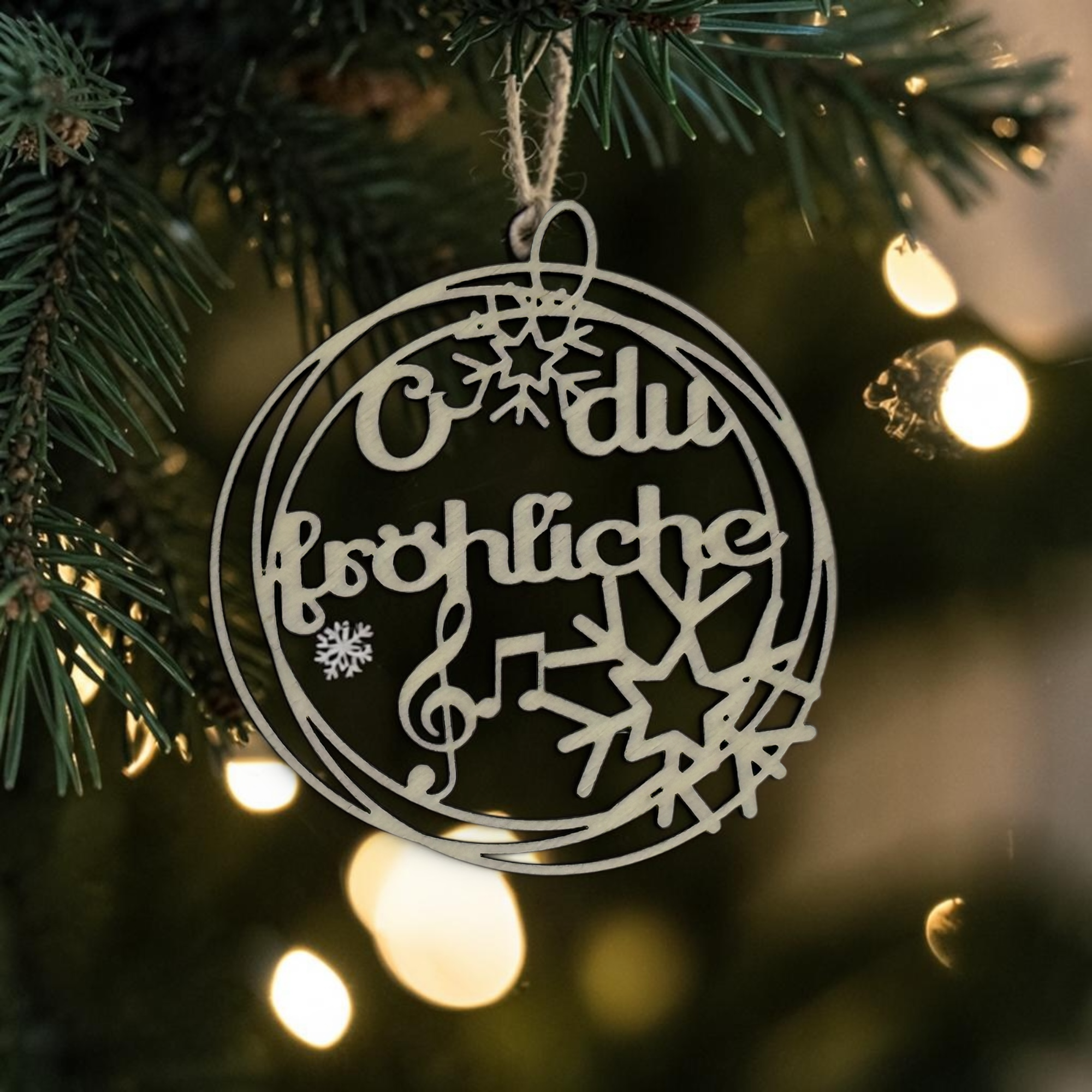 O du fröhliche, Baumschmuck Pappel