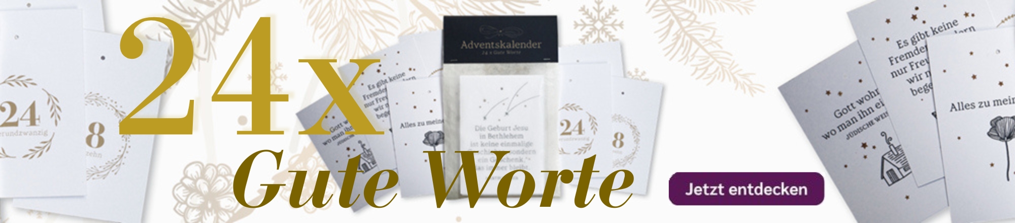 Beispielabbildungen Adventskalender Gute Worte