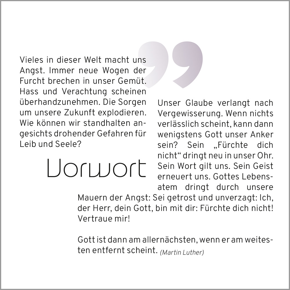 Leporello Jahreslosung 2027, Fürchte dich nicht ... (10er-Set)