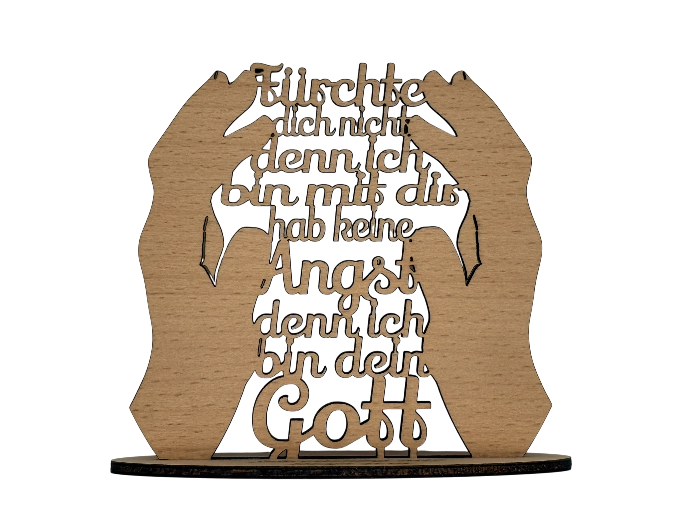 Hände Fürchte dich nicht ..., mit Standfuß