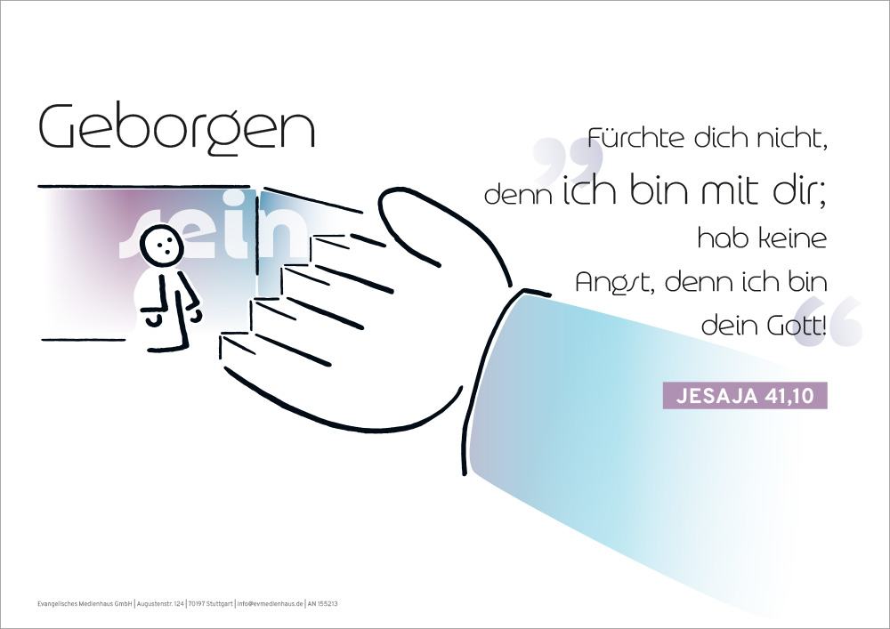 Plakat DIN A3, Fürchte dich nicht ...