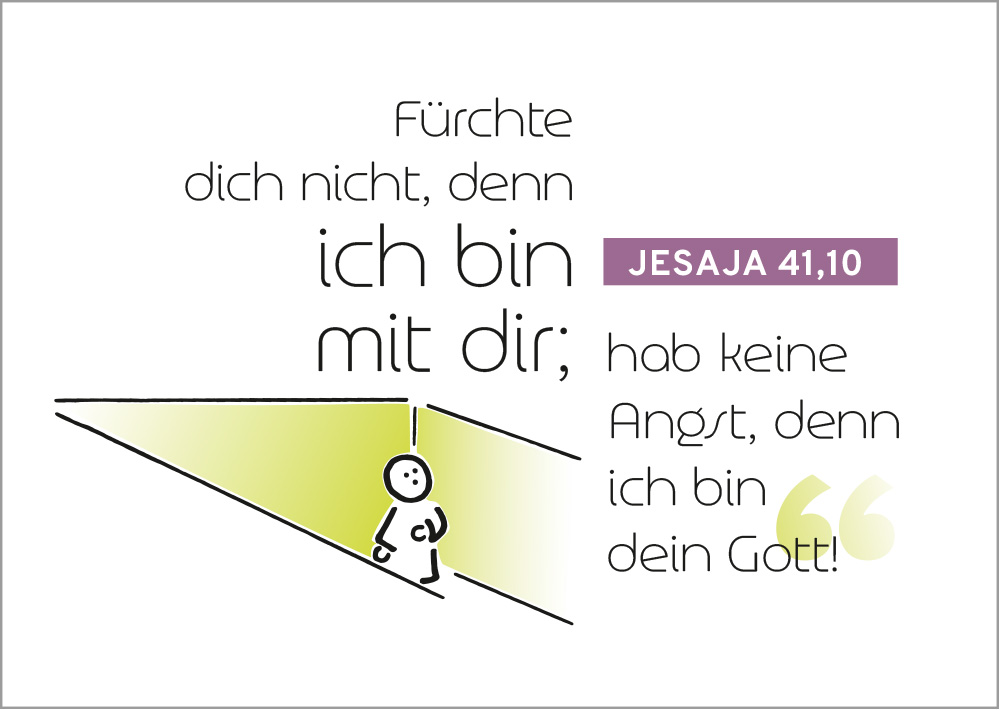Postkarten-Set Jahreslosung 2027, Fürchte dich nicht ...