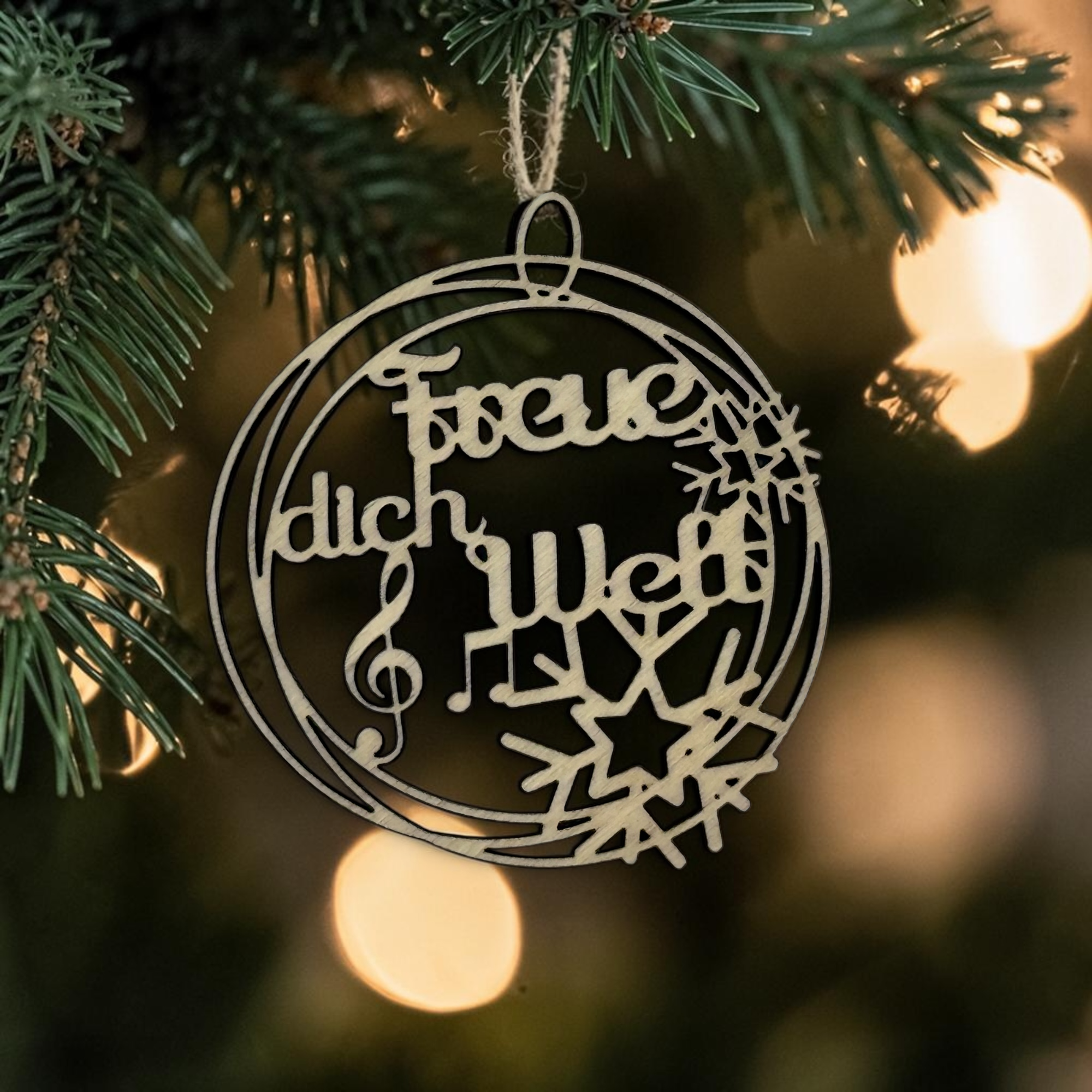Freue dich Welt, Baumschmuck Pappel
