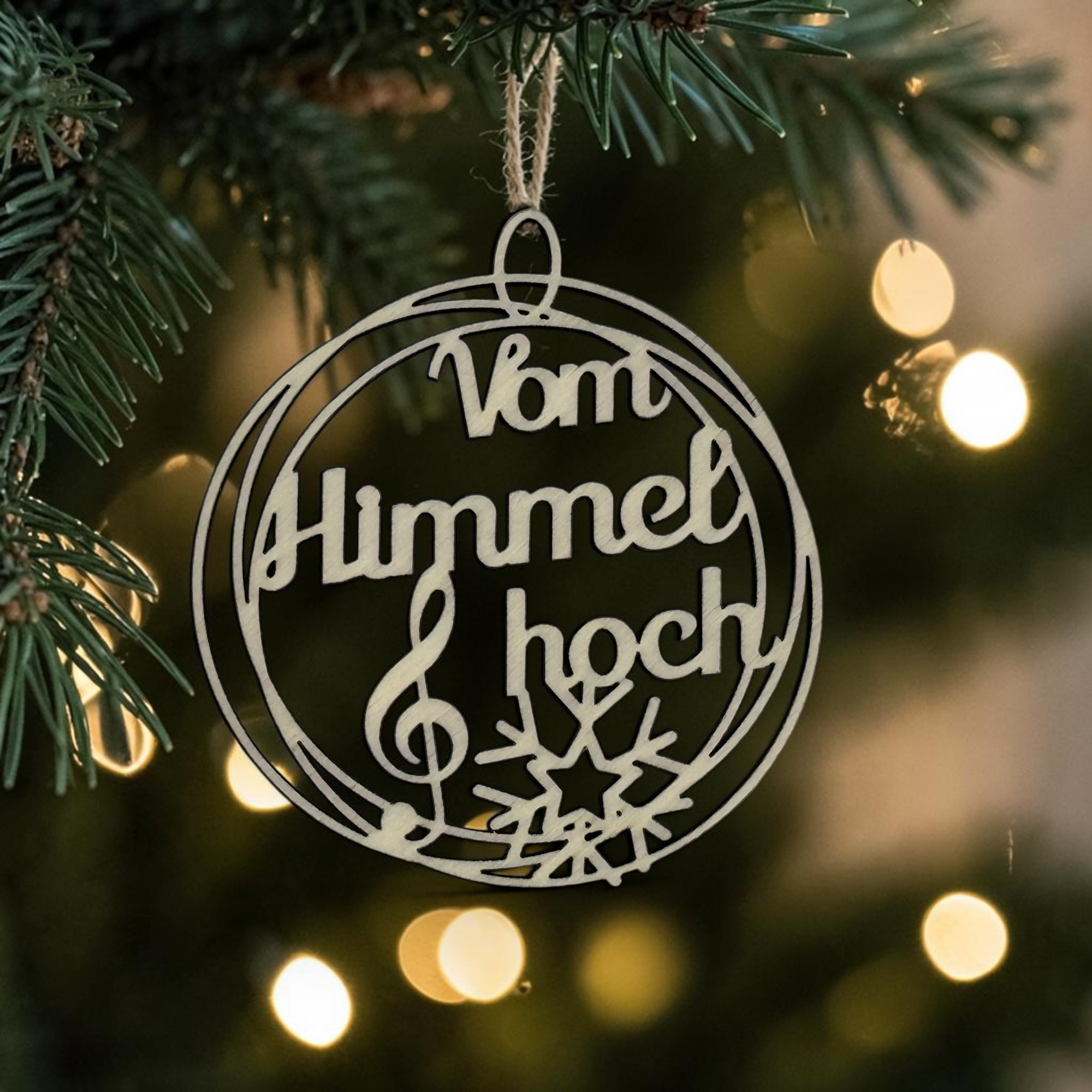 Vom Himmel hoch, Baumschmuck Pappel