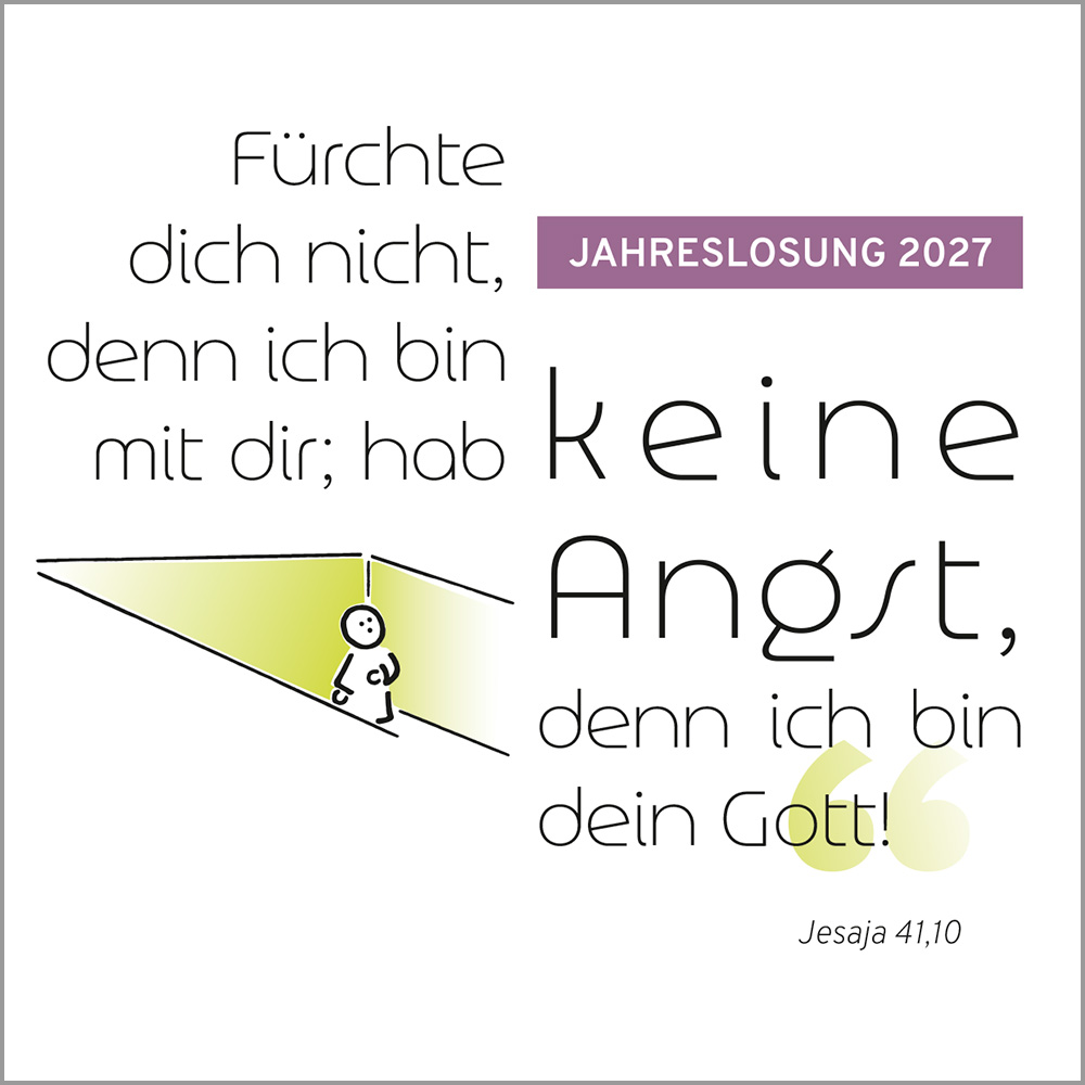 Leporello Jahreslosung 2027, Fürchte dich nicht ... (10er-Set)