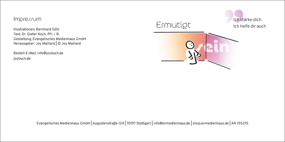 Klappkarte mit Einleger, Fürchte dich nicht ...