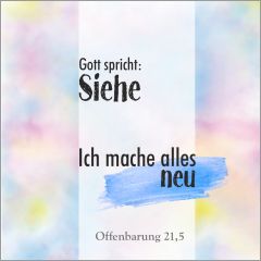 Leporello Jahreslosung 2026 Gott spricht: Siehe, ich mache ... (10er-Set)