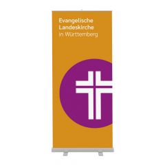 Roll-up mit elk-wue-Logo