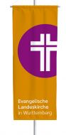 Fahne mit elk-wue-Logo