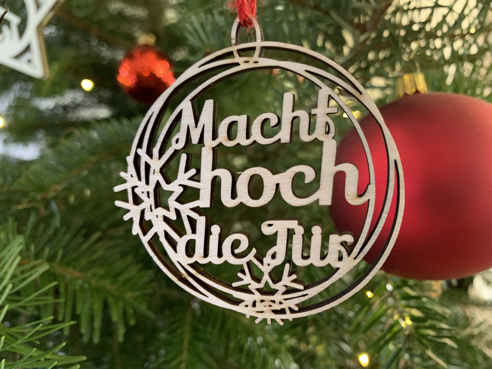 Baumschmuck Pappel Macht hoch die Tür Baumschmuck Pappel Macht hoch die Tür