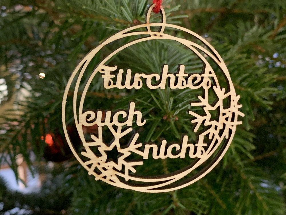 Baumschmuck Pappel Fürchtet euch nicht