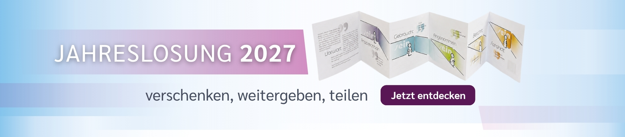 Produktabbildung Leporello Jahreslosung 2027